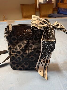 Coach Black Signature Crossbody Bag